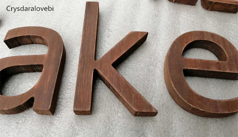 1pc Walnut Retro Wood Personal - Home Bar Word บทวิจารณ์และราคา