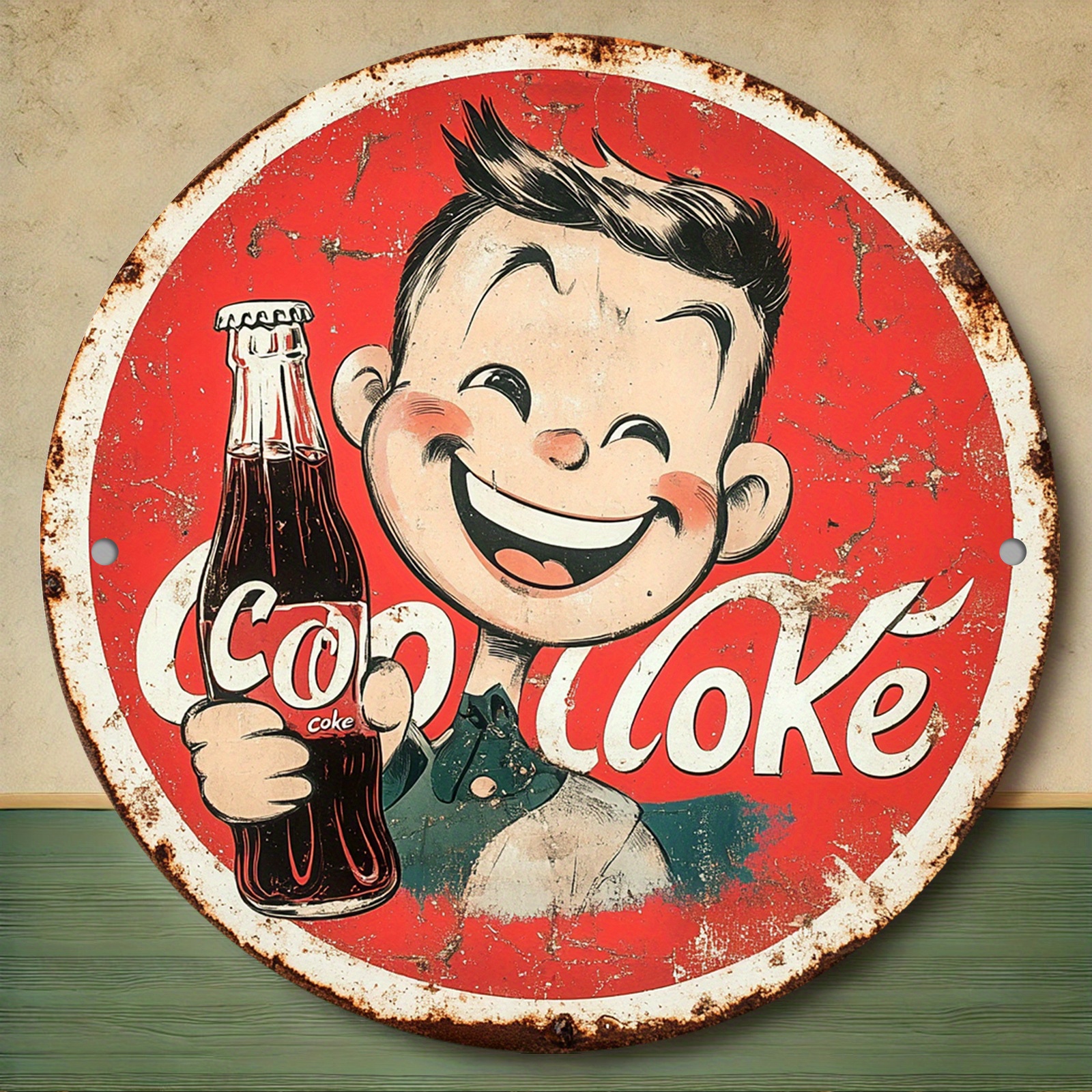 Vintage-Style Cola Advertiseme - Home Bar Cafe บทวิจารณ์และราคา