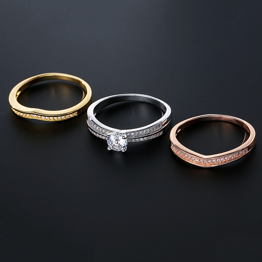 18K Multi Gold Ring 3pc Set fo - Bar Cart Gold บทวิจารณ์และราคา