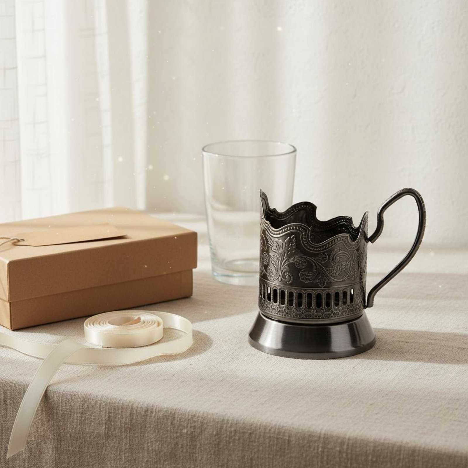 Podstakannik Retro Design Russ - Old Fashioned Glass บทวิจารณ์และราคา