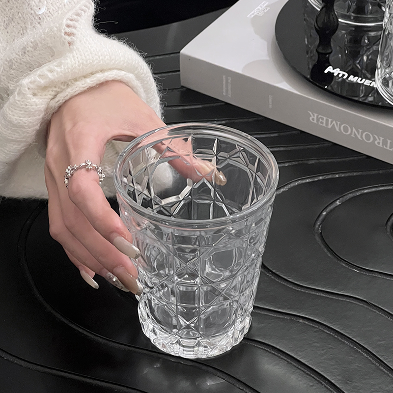 2pcs 310ml Vintage Diamond Pat - Old Fashioned Glass บทวิจารณ์และราคา