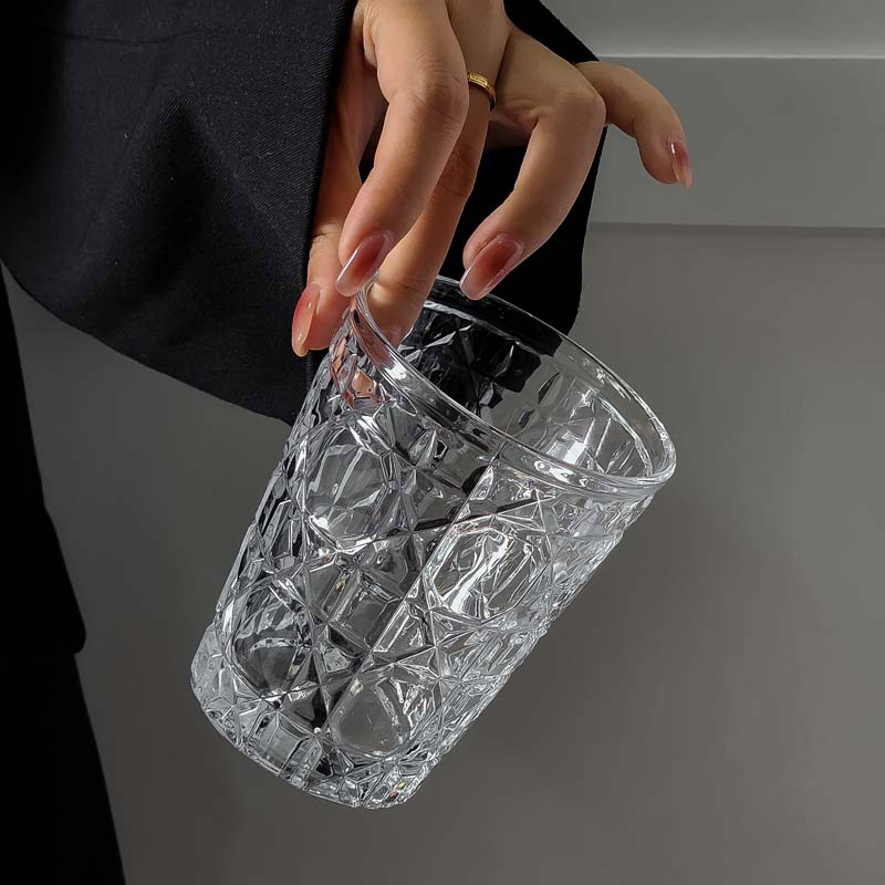 2pcs 310ml Vintage Diamond Pat - Old Fashioned Glass บทวิจารณ์และราคา
