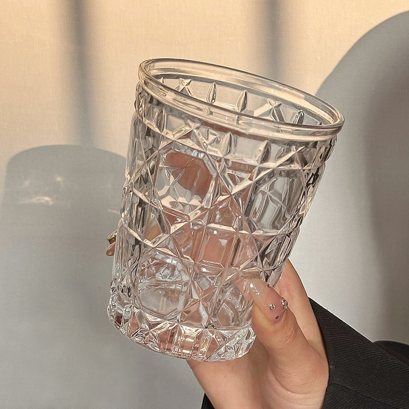 2pcs 310ml Vintage Diamond Pat - Old Fashioned Glass บทวิจารณ์และราคา