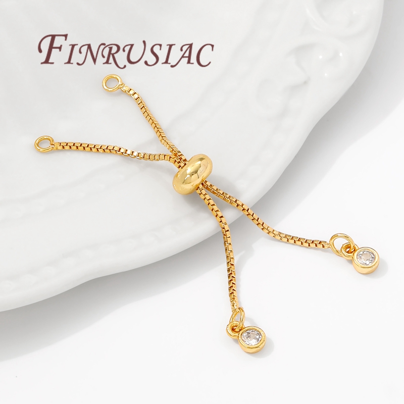 18K Gold Plated Box Chain Exte - Bar Cart Gold บทวิจารณ์และราคา