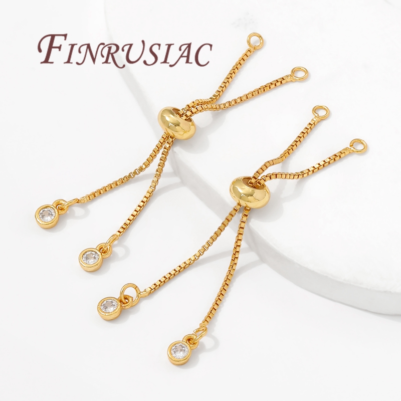 18K Gold Plated Box Chain Exte - Bar Cart Gold บทวิจารณ์และราคา