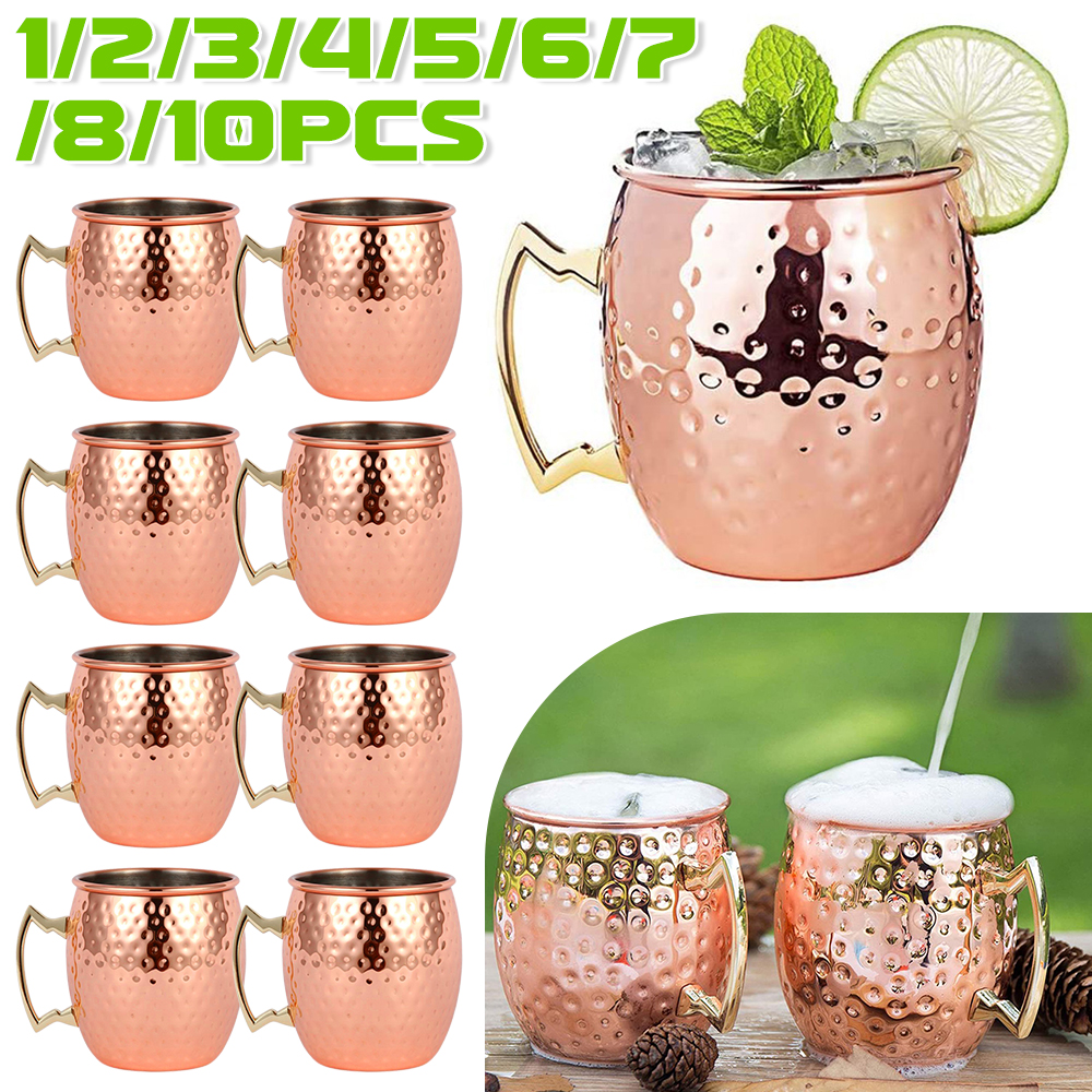 Moscow Mule Mug Durable Copper - Mule Copper Mug บทวิจารณ์และราคา