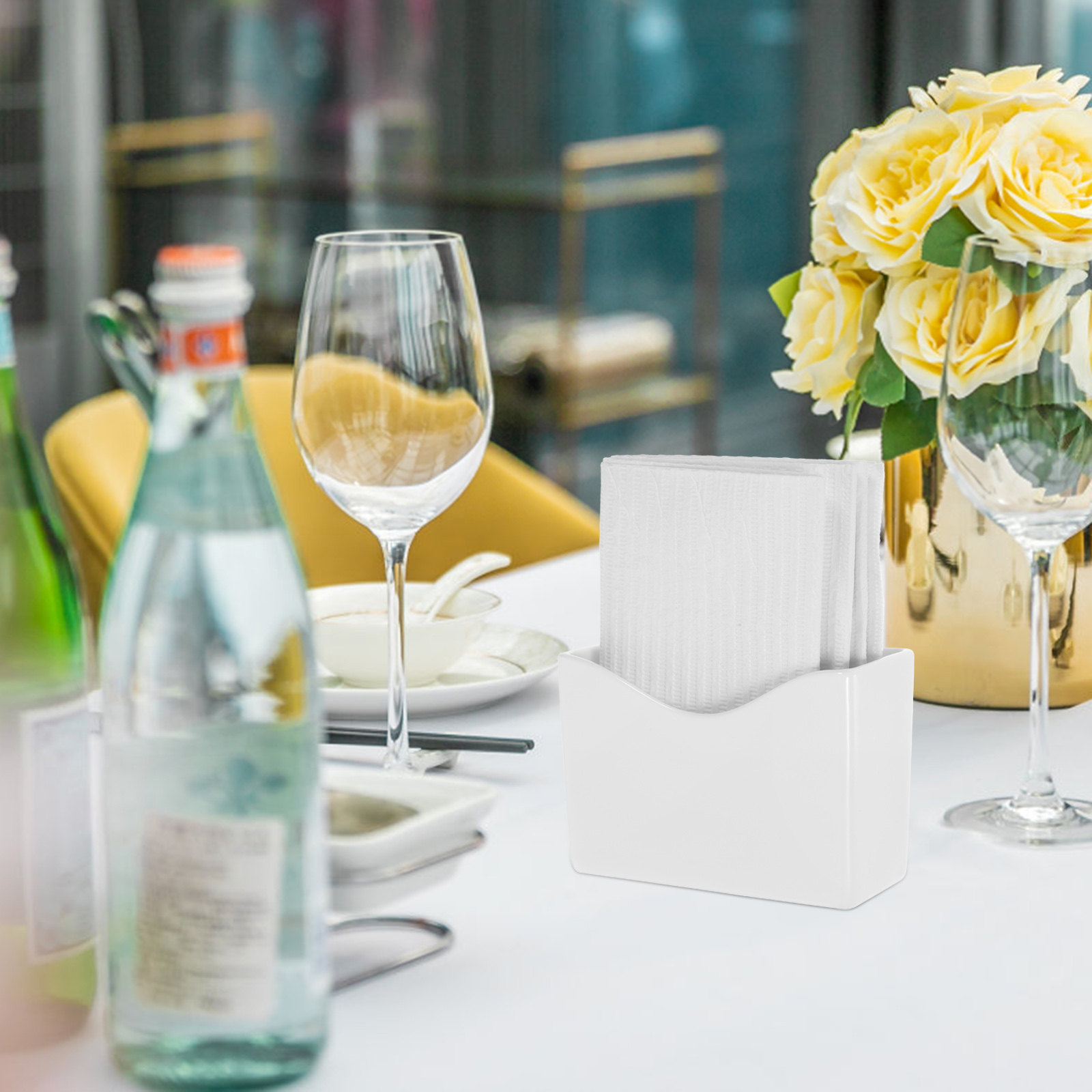 Ceramic Napkin Holder Modern S - Home Bar Stand บทวิจารณ์และราคา
