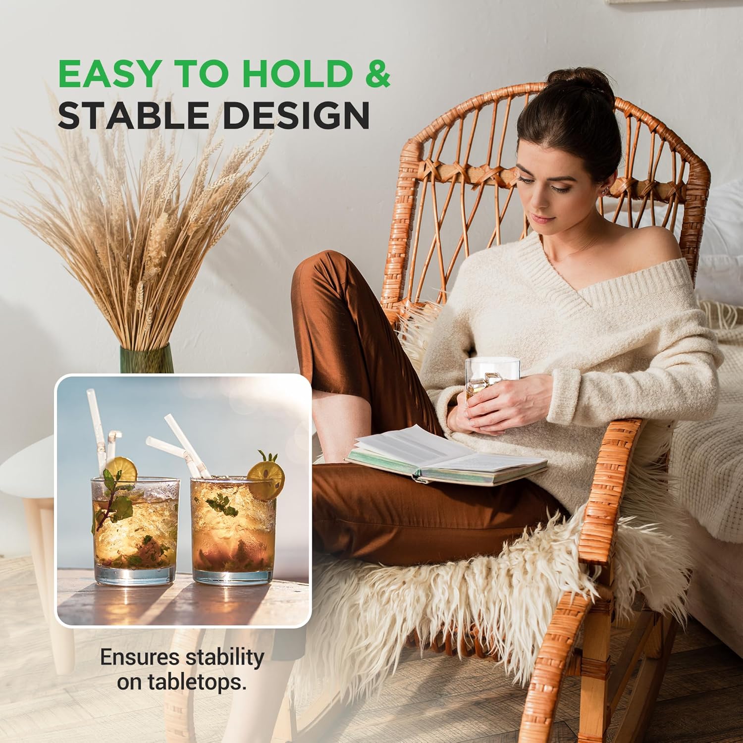 Whiskey Glass Set of 2 – 10 Oz - Old Fashioned Glass บทวิจารณ์และราคา