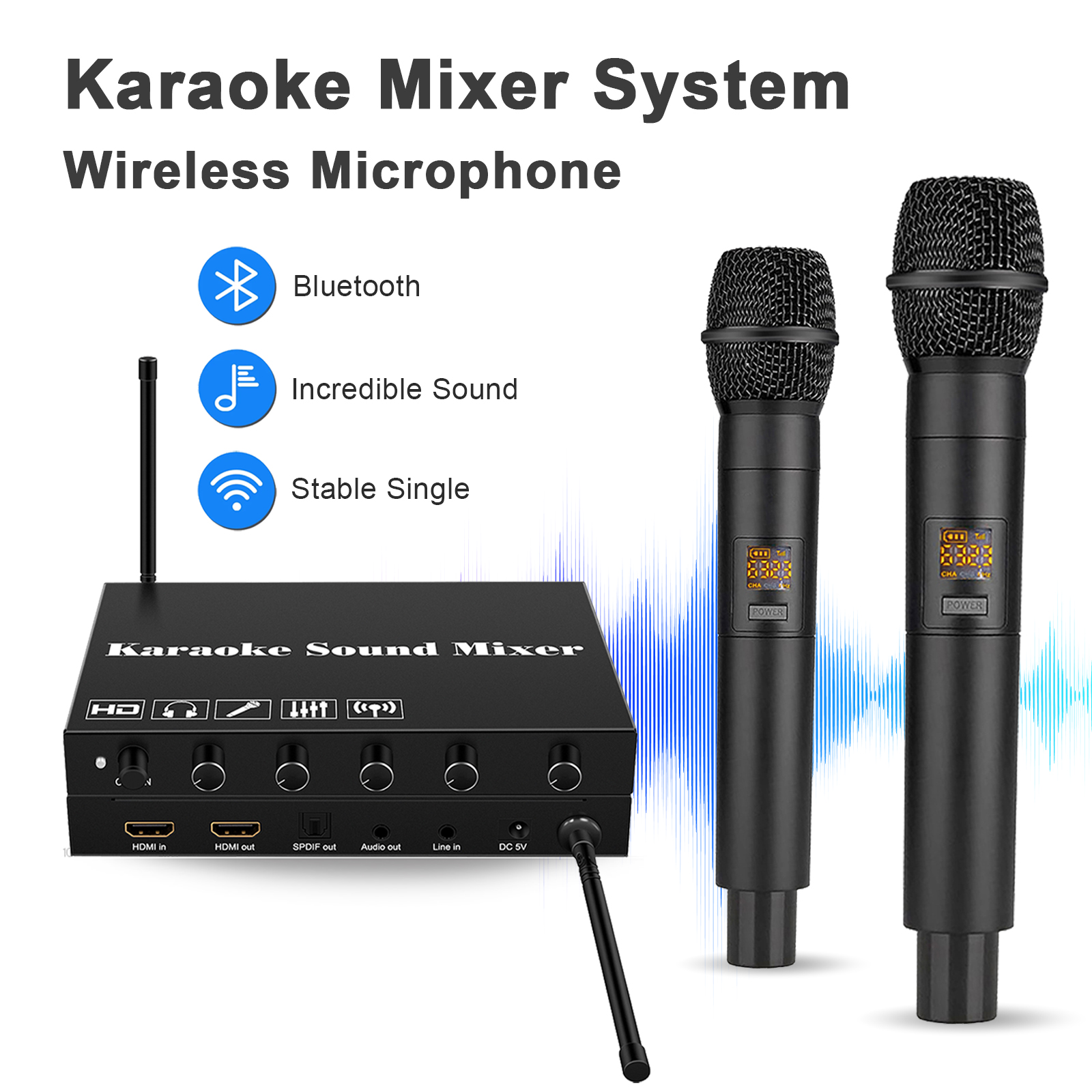 HDMI Karaoke Player Mixer Home - Home Bar And Theater บทวิจารณ์และราคา