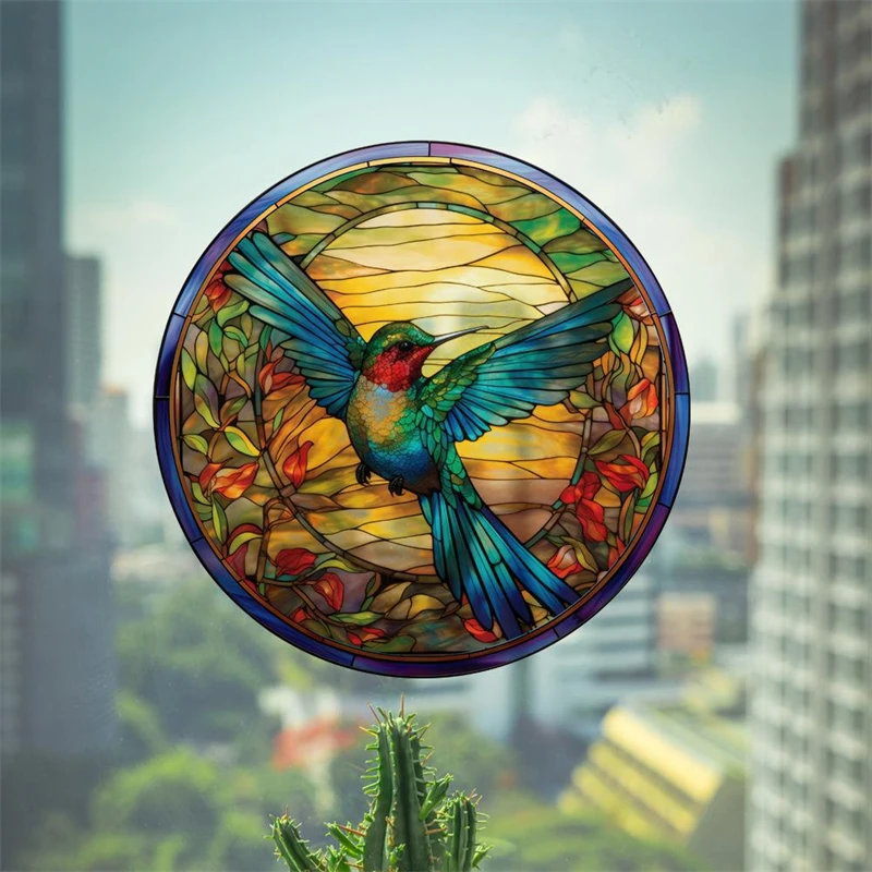 Retro Colorful Stained Humming - Old Fashioned Glass บทวิจารณ์และราคา