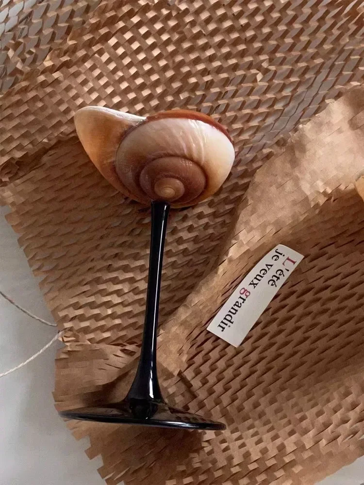 Natural Conch Wine Glass Bar a - Home Bar And Cabinet บทวิจารณ์และราคา