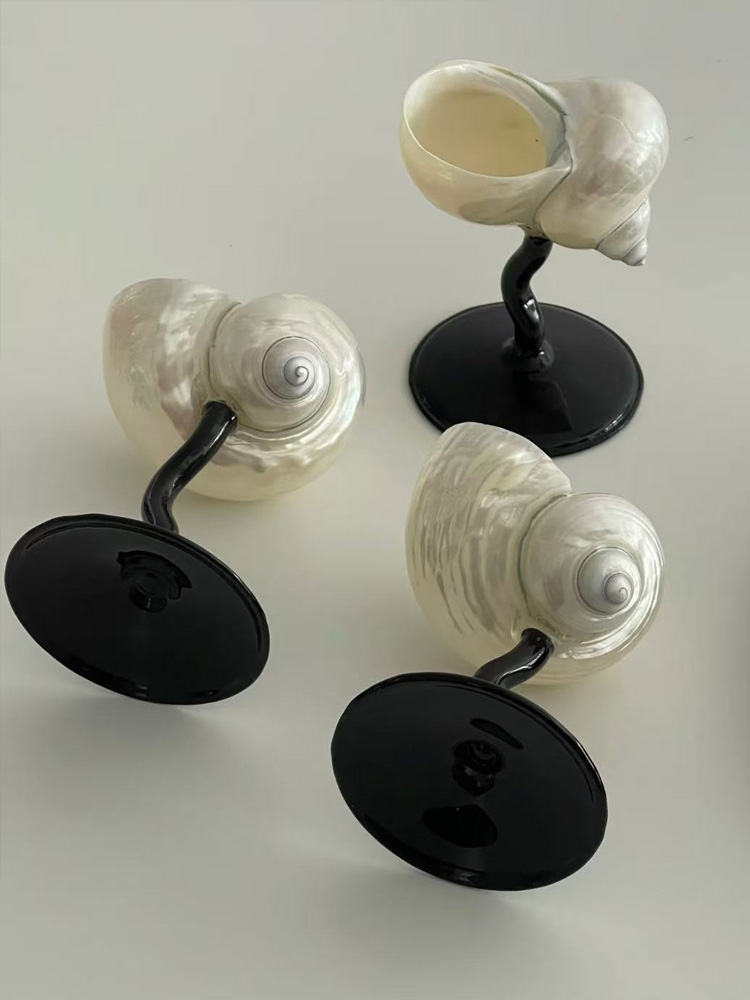 Natural Conch Wine Glass Bar a - Home Bar And Cabinet บทวิจารณ์และราคา