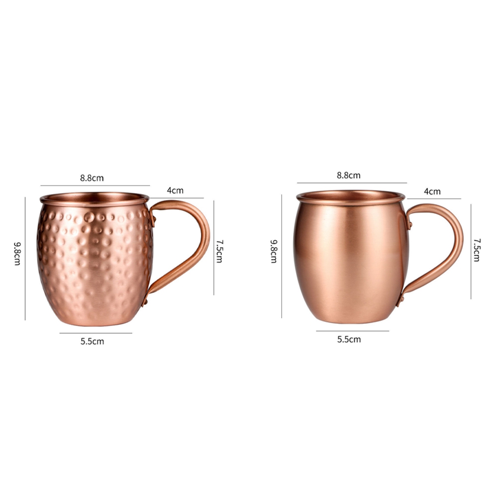 530ML 100% Pure Copper Mug Mug - Mule Copper Mug บทวิจารณ์และราคา