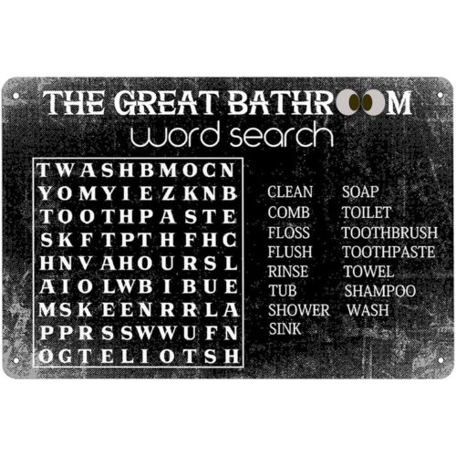 Funny Bathroom Word Search Met - Home Bar Word บทวิจารณ์และราคา