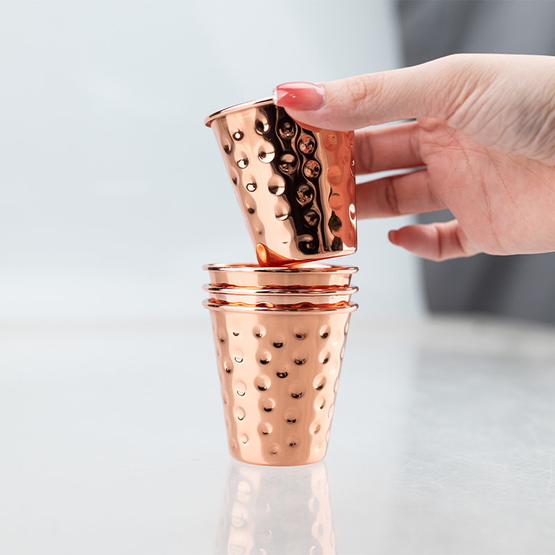 Hammered Copper Shot Glass 60m - Mule Copper Mug บทวิจารณ์และราคา