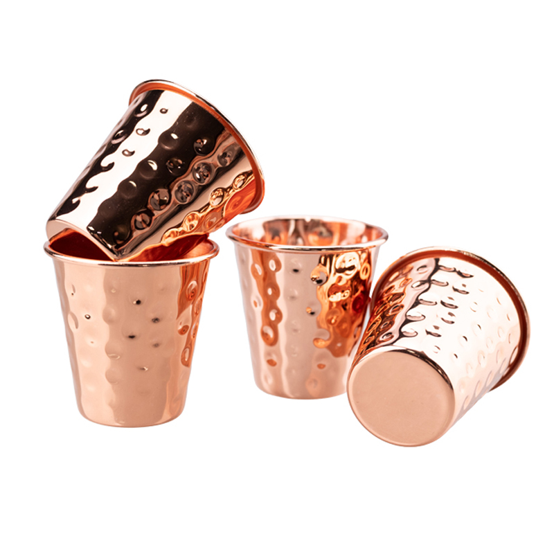 Hammered Copper Shot Glass 60m - Mule Copper Mug บทวิจารณ์และราคา