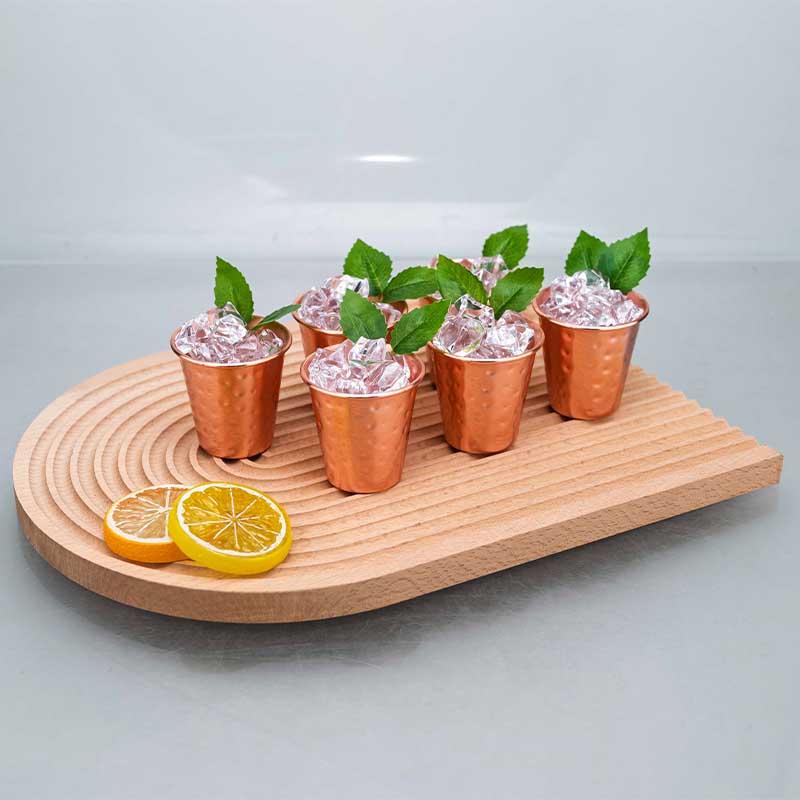 Hammered Copper Shot Glass 60m - Mule Copper Mug บทวิจารณ์และราคา