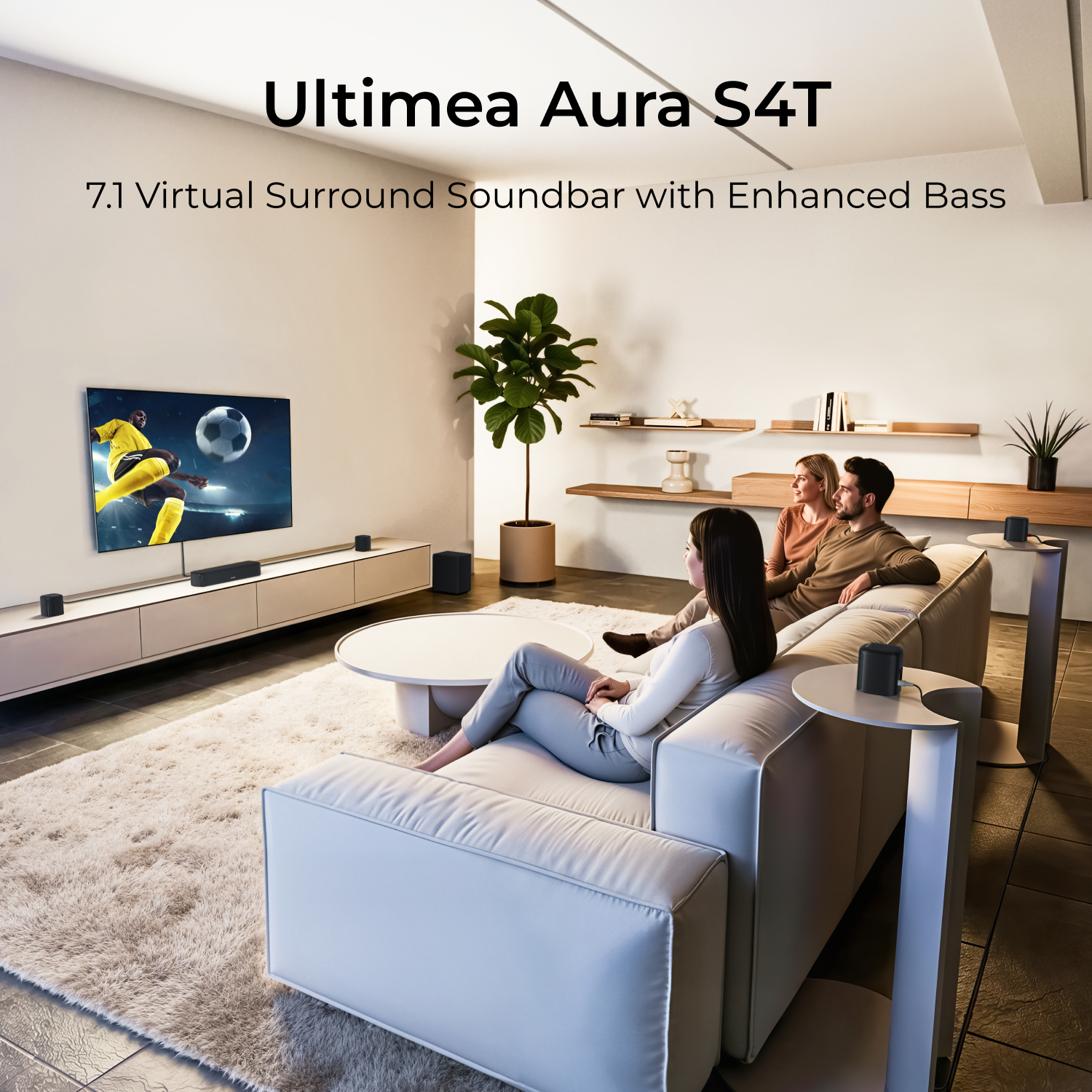 ULTIMEA 7.1ch Sound Bar with S - Home Bar And Theater บทวิจารณ์และราคา