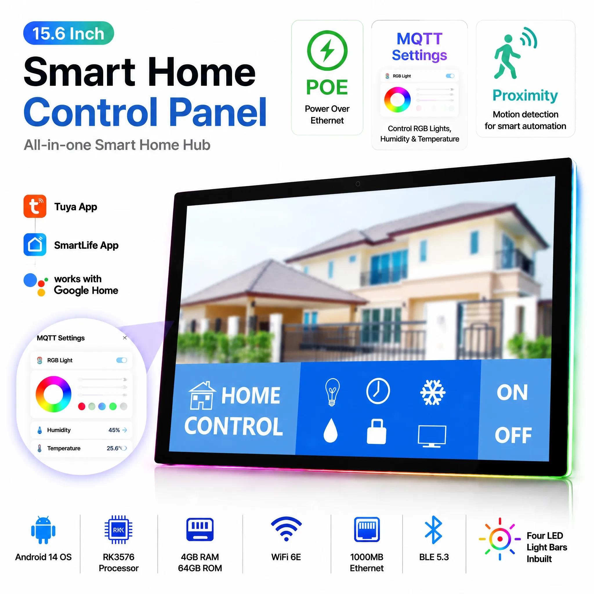 15.6 Inch Inwall Smart Home Ta - Home Bar Android บทวิจารณ์และราคา