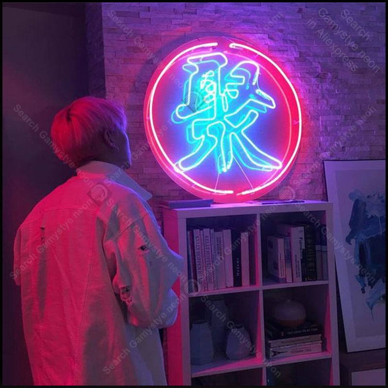 Chinese Word for Party Neon Bu - Home Bar Word บทวิจารณ์และราคา