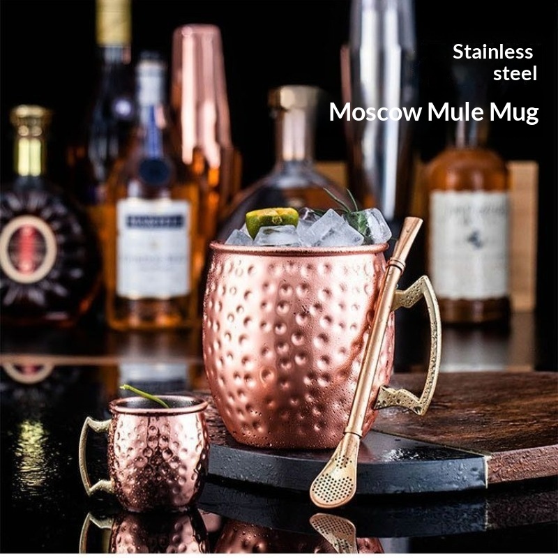 530ml Cocktail Wine Cup Moscow - Mule Copper Mug บทวิจารณ์และราคา