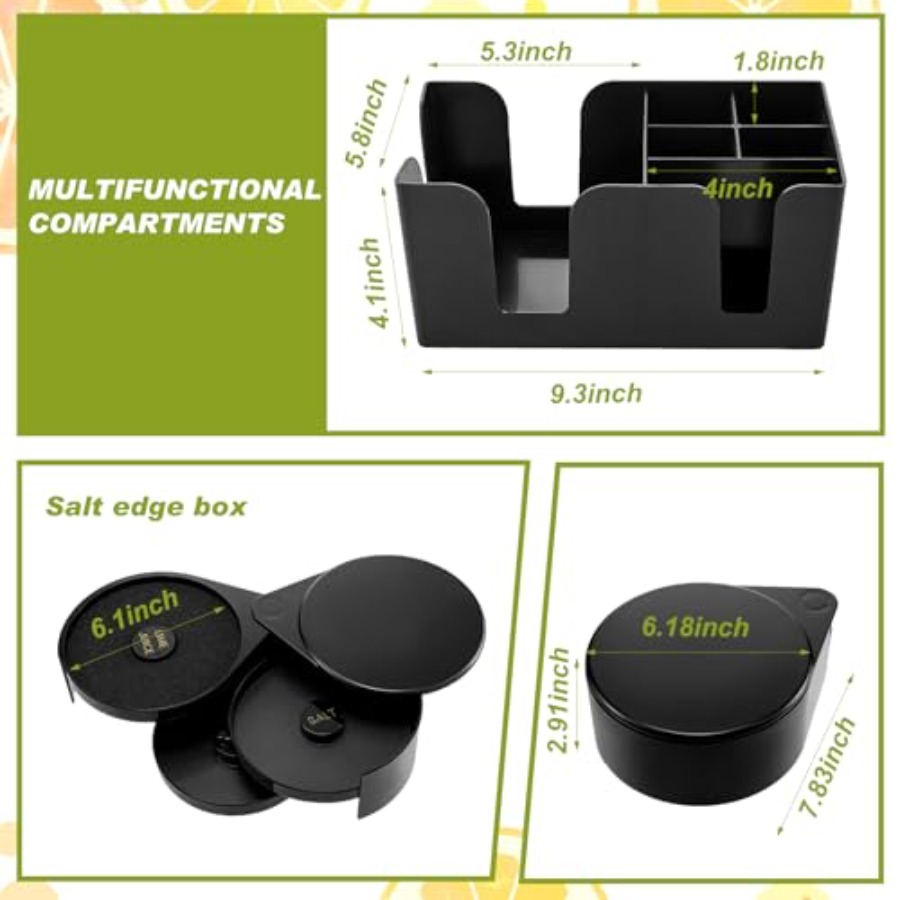 23 Pcs Bartender Supplies Kit  - Garnish Tray Set บทวิจารณ์และราคา