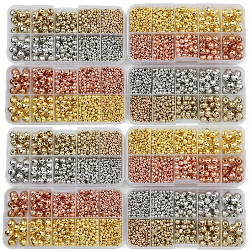 950PCS CCB 3/4/6/8/10MM Gold S - Bar Cart Gold บทวิจารณ์และราคา
