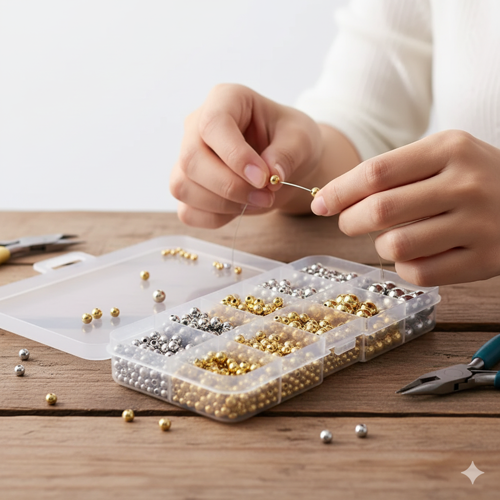 950PCS CCB 3/4/6/8/10MM Gold S - Bar Cart Gold บทวิจารณ์และราคา