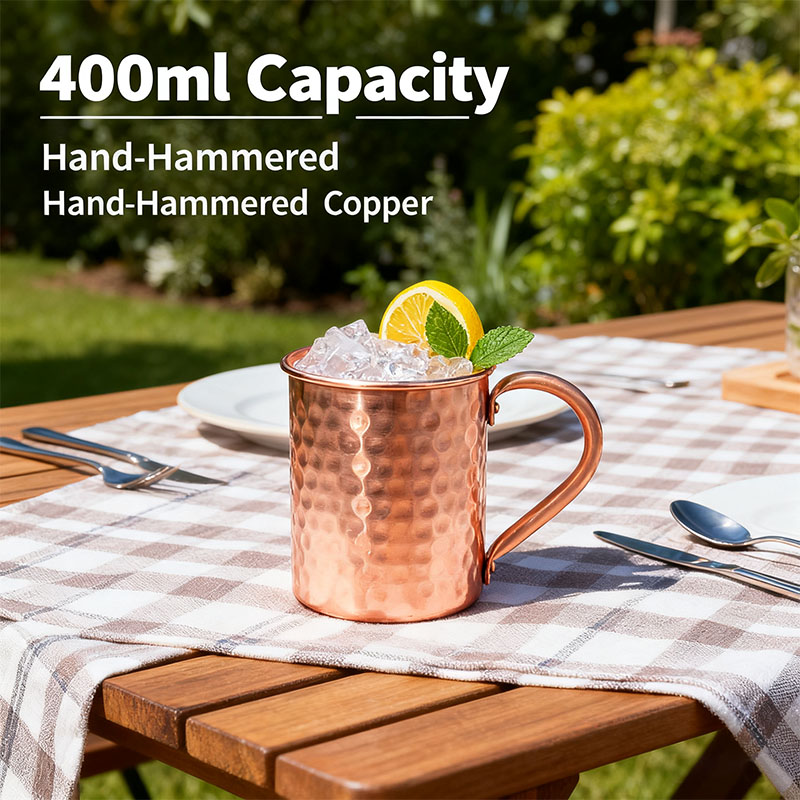 New 100% Copper Cups Pure Soli - Mule Copper Mug บทวิจารณ์และราคา