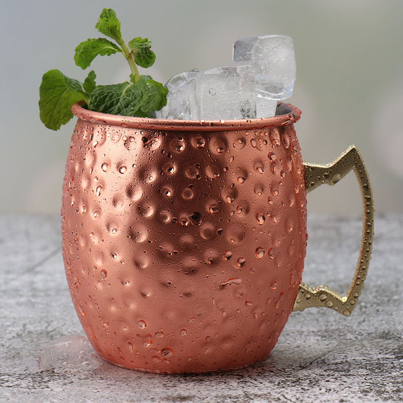 Steel Moscow Mule Mug Plated B - Mule Copper Mug บทวิจารณ์และราคา