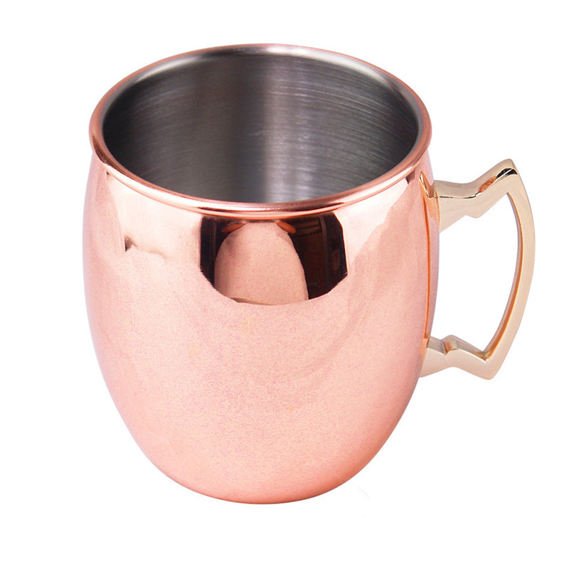 Steel Moscow Mule Mug Plated B - Mule Copper Mug บทวิจารณ์และราคา