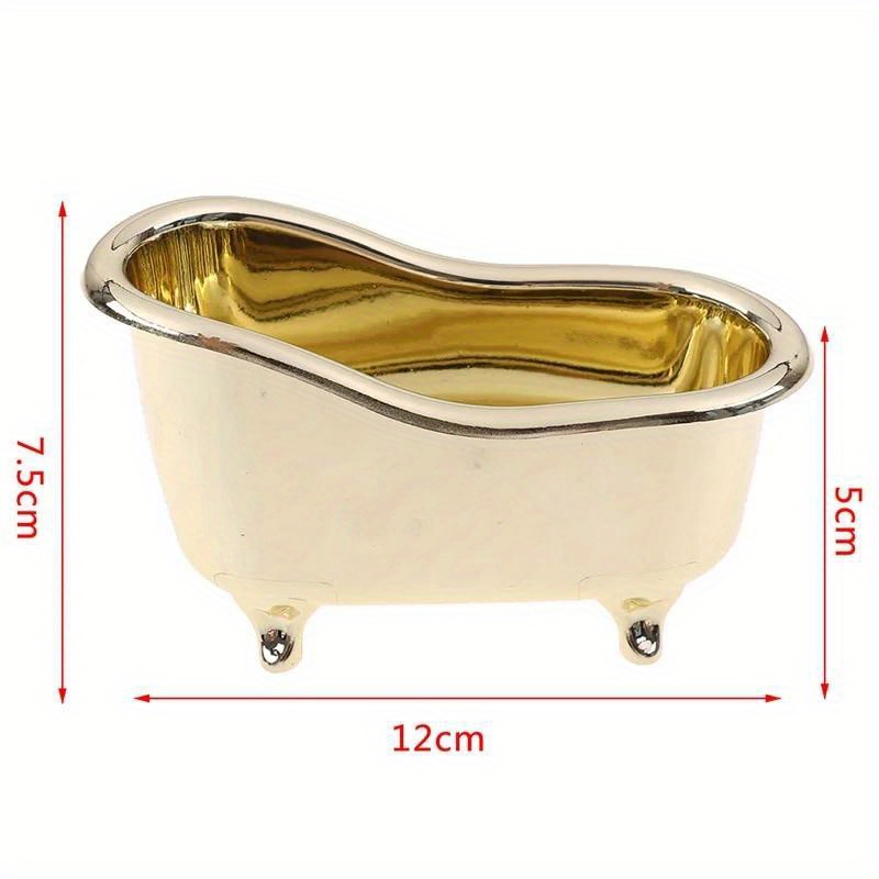 1pc Mini Bathtub Soap Jewelry  - Bar Cart Gold บทวิจารณ์และราคา