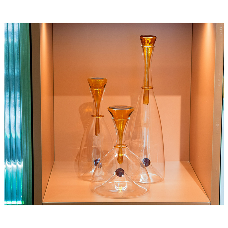 Modern Minimalist Glass Decant - Home Bar And Cabinet บทวิจารณ์และราคา