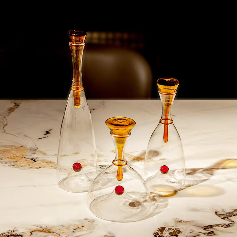 Modern Minimalist Glass Decant - Home Bar And Cabinet บทวิจารณ์และราคา