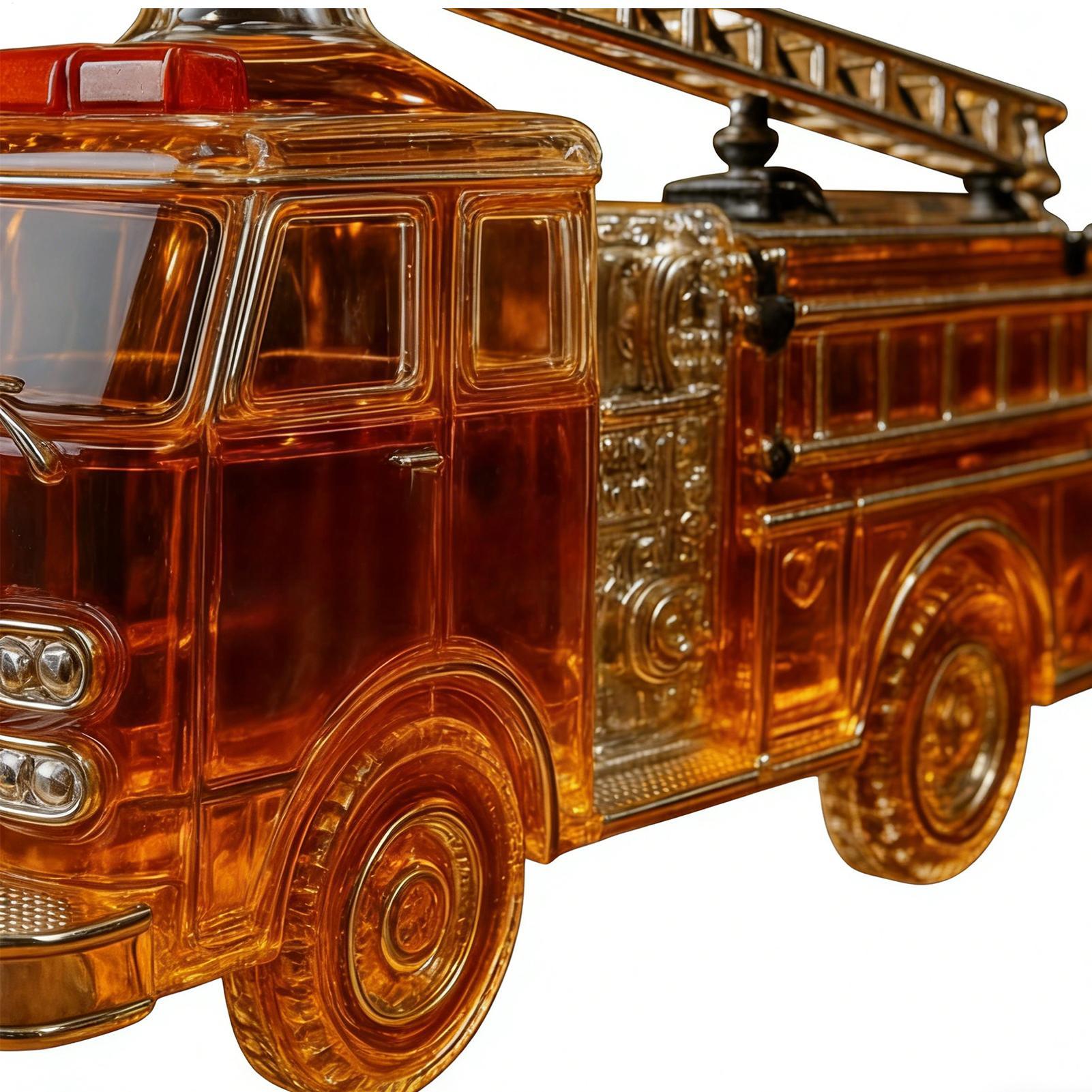 Whiskey Bottle 300ml Fire Truc - Home Bar And Cabinet บทวิจารณ์และราคา