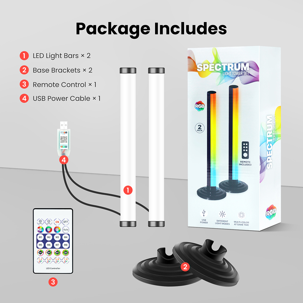 5V Smart LED Corner Floor Lamp - Home Bar And Theater บทวิจารณ์และราคา
