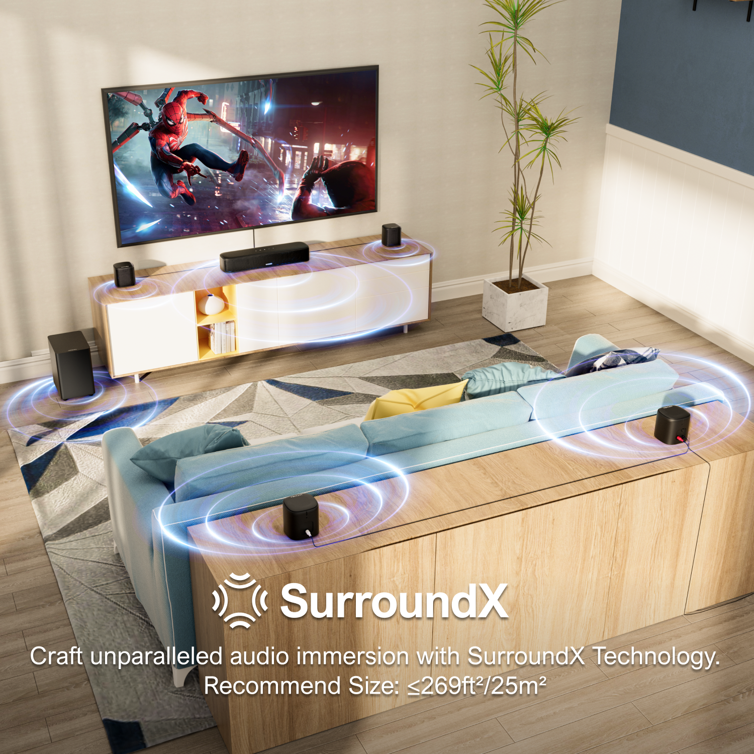 ULTIMEA 7.1 Channel Sound Bar  - Home Bar And Theater บทวิจารณ์และราคา