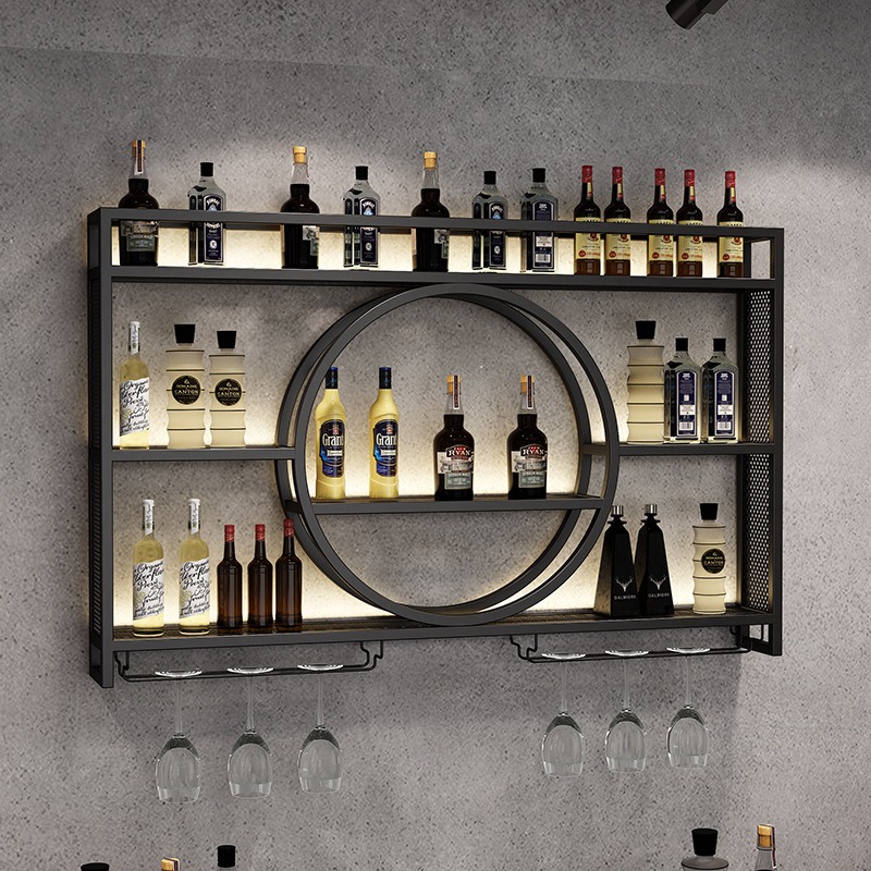 Bar wine rack wall-mounted win - Home Bar And Cabinet บทวิจารณ์และราคา