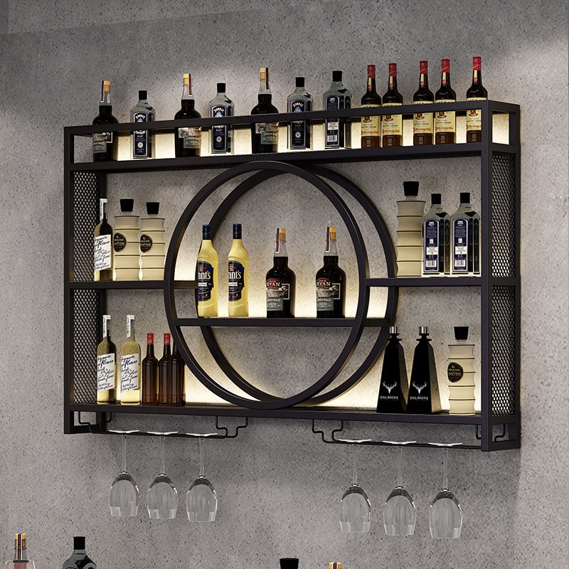 Bar wine rack wall-mounted win - Home Bar And Cabinet บทวิจารณ์และราคา