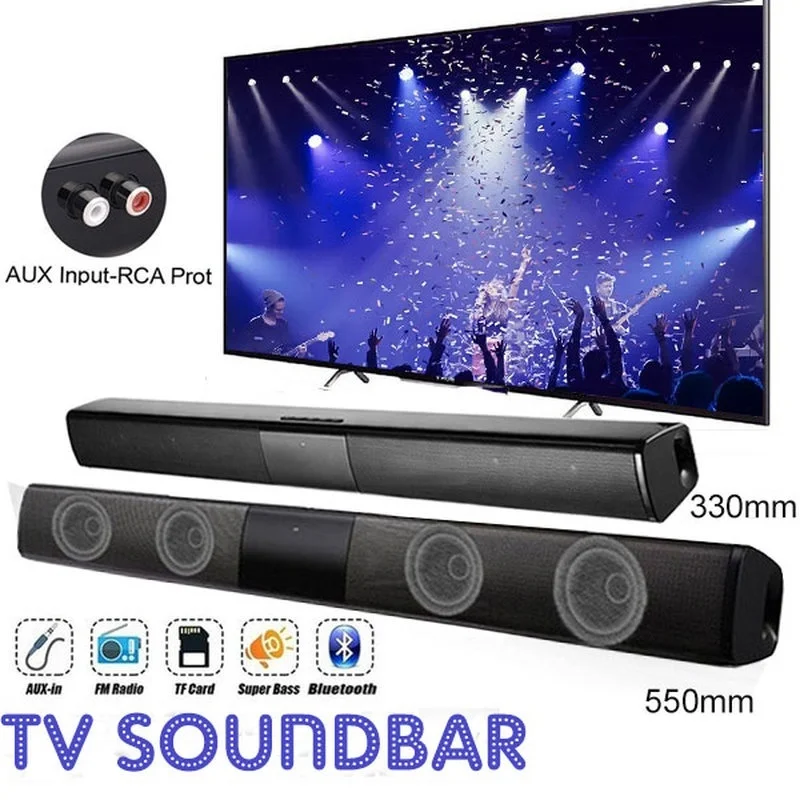 40W High Power Soundbar for TV - Home Bar And Theater บทวิจารณ์และราคา