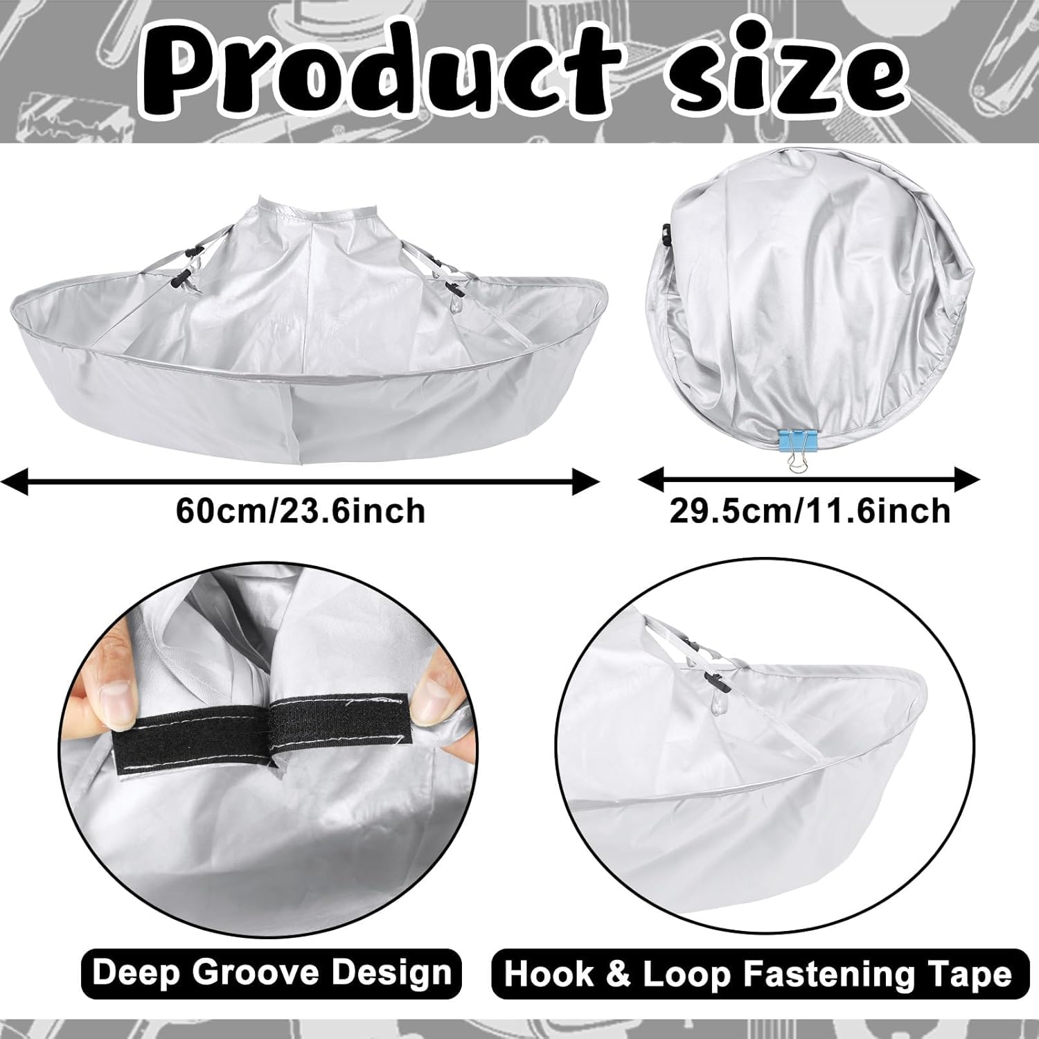 Hair Cutting Cape for All Ages - Home Barber บทวิจารณ์และราคา