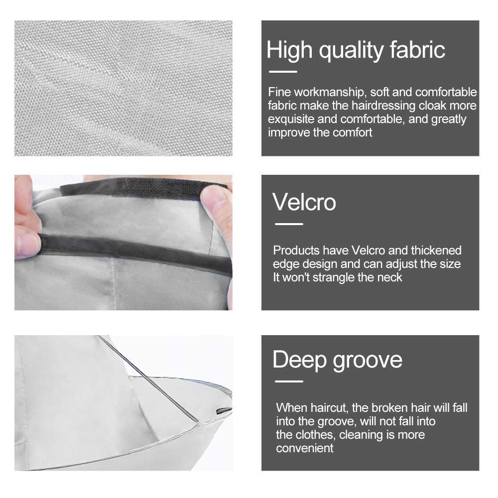Hair Cutting Cape for All Ages - Home Barber บทวิจารณ์และราคา