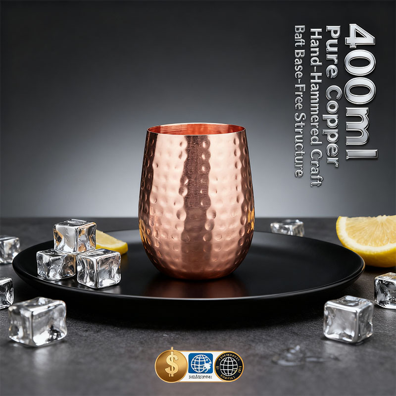 100% Copper Moscow Mule Mug Du - Mule Copper Mug บทวิจารณ์และราคา