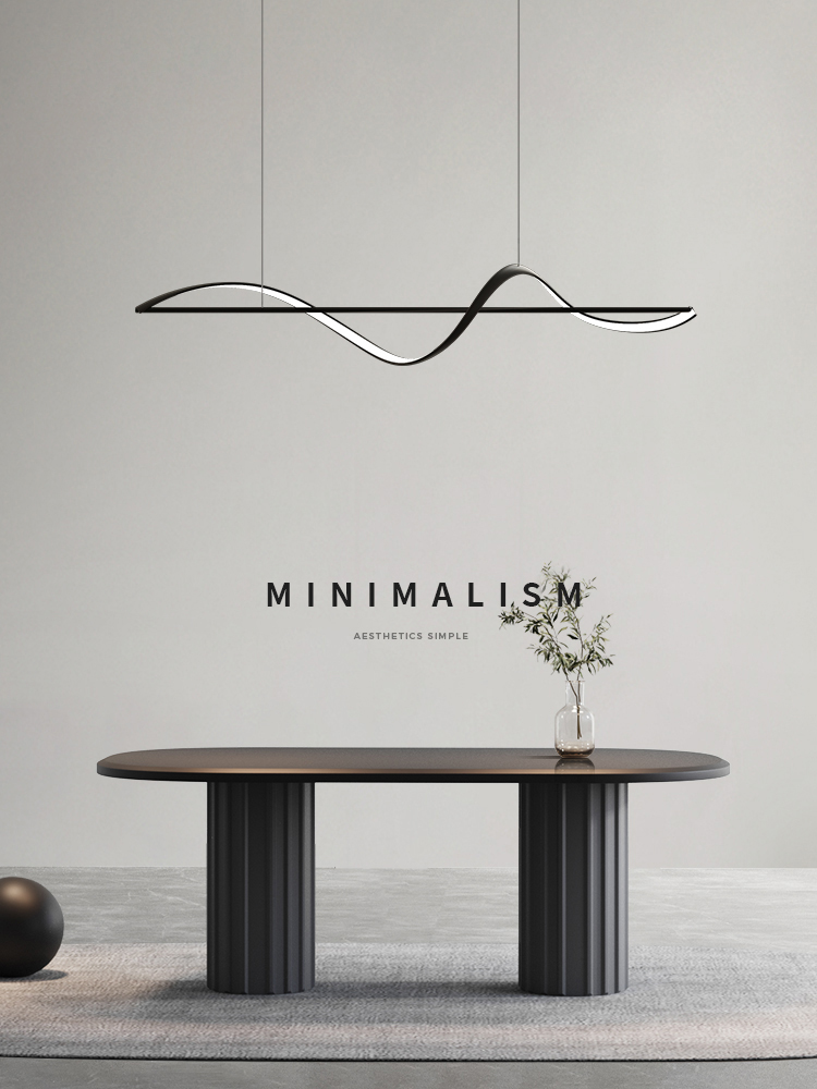 Modern Minimalism Curve Led Pe - Home Bar Word บทวิจารณ์และราคา