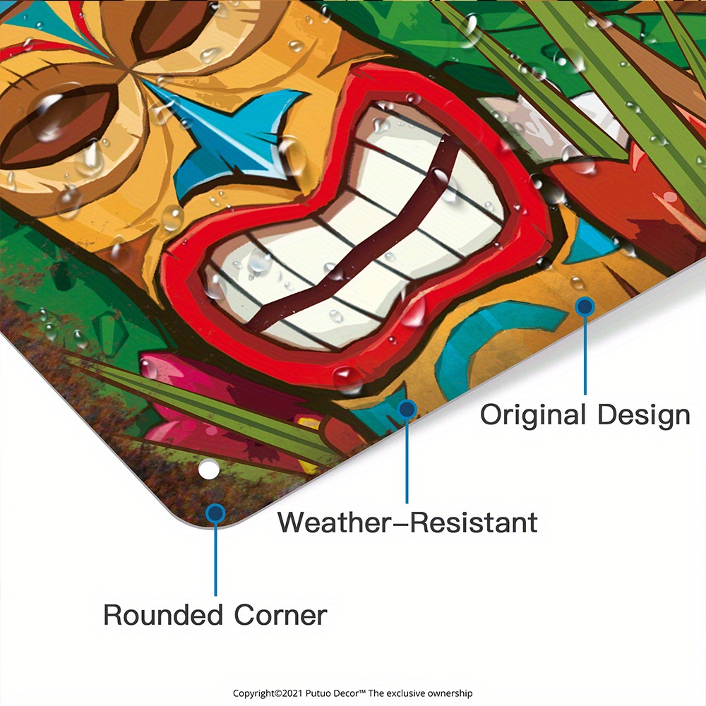 Custom  Decor Tiki Bar Sign, P - Home Bar Cafe บทวิจารณ์และราคา