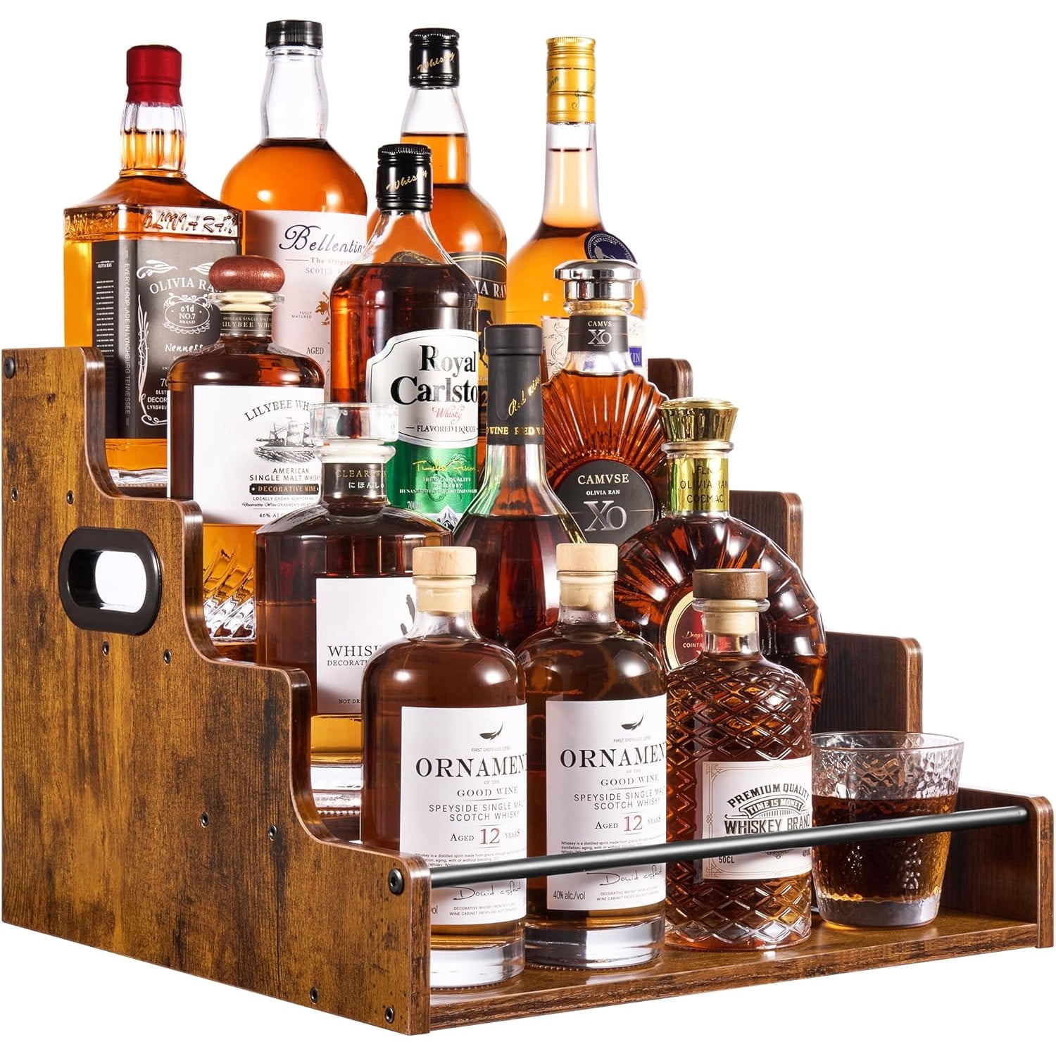 Liquor Bottle Display Shelf, C - Home Bar Stand บทวิจารณ์และราคา
