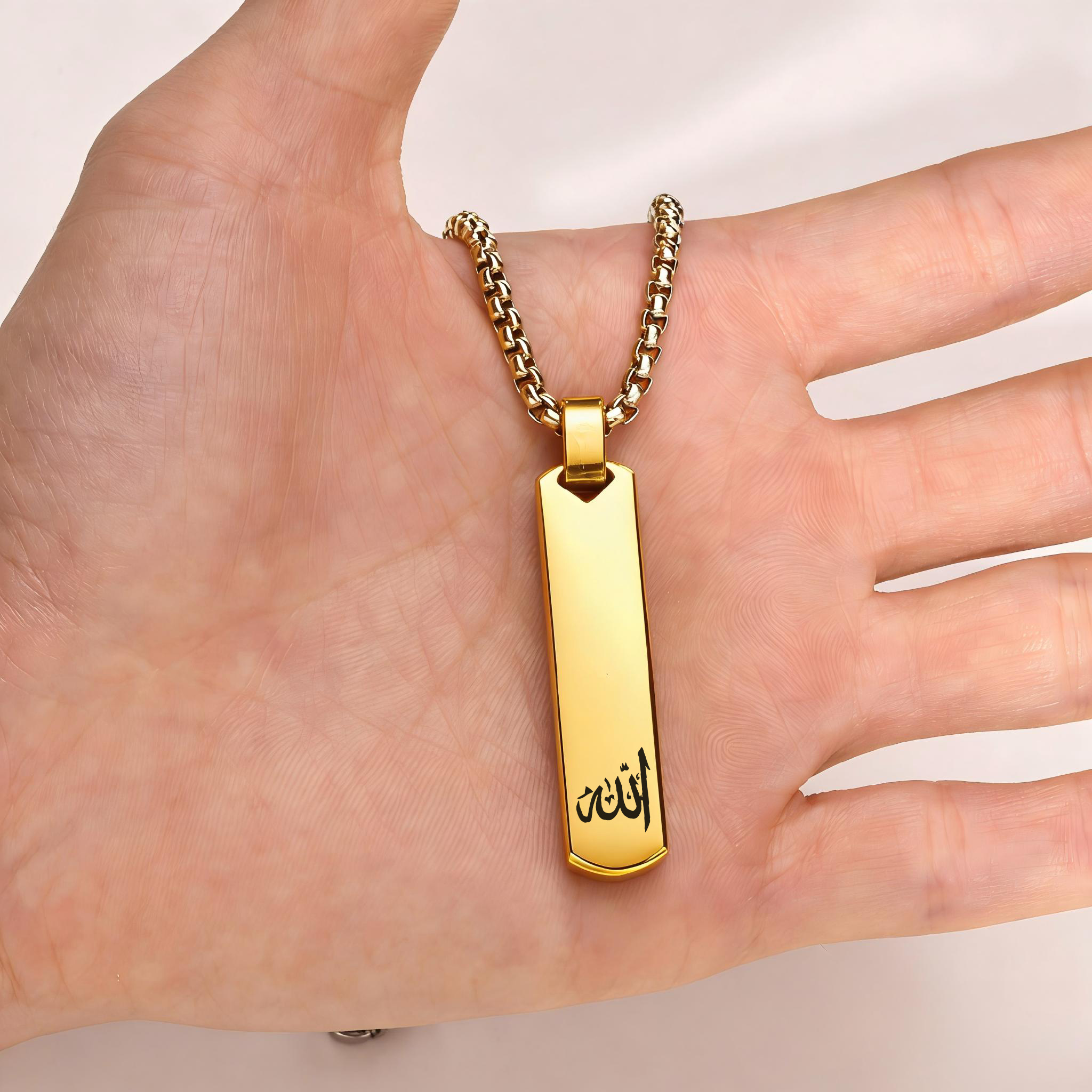 3D Bar Necklace, Cool Simple D - Bar Cart Gold บทวิจารณ์และราคา
