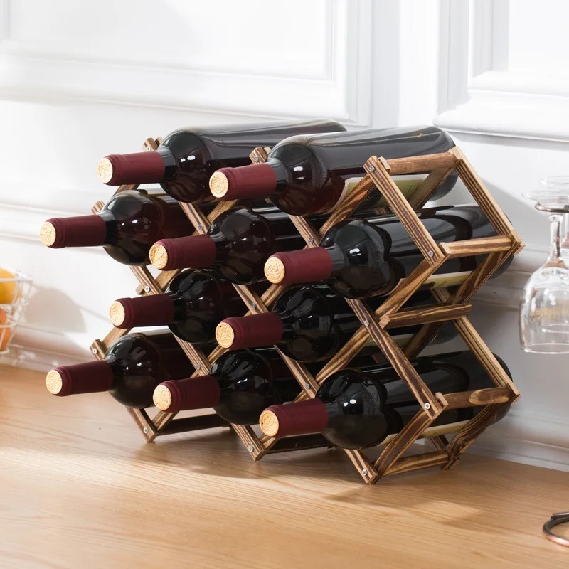 Stackable Wine Storage Shelves - Home Bar And Cabinet บทวิจารณ์และราคา