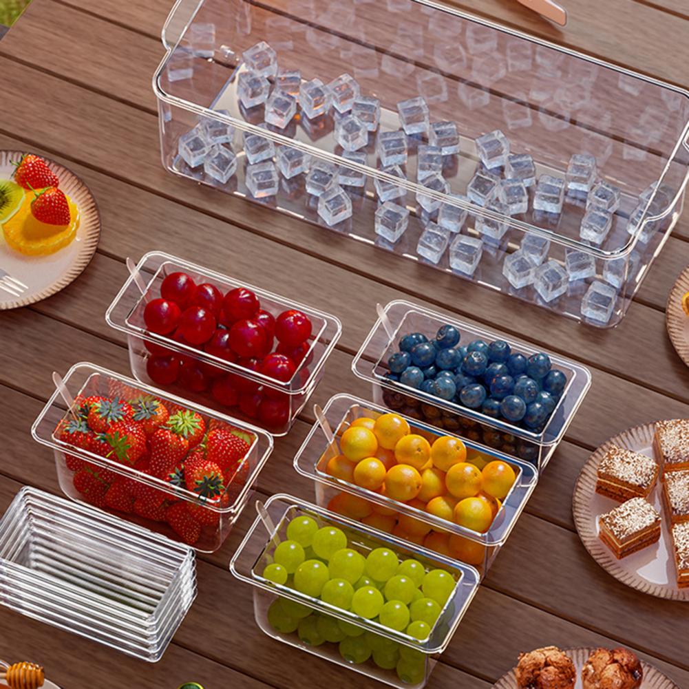 Taco Bar Serving Set for Party - Garnish Tray Set บทวิจารณ์และราคา