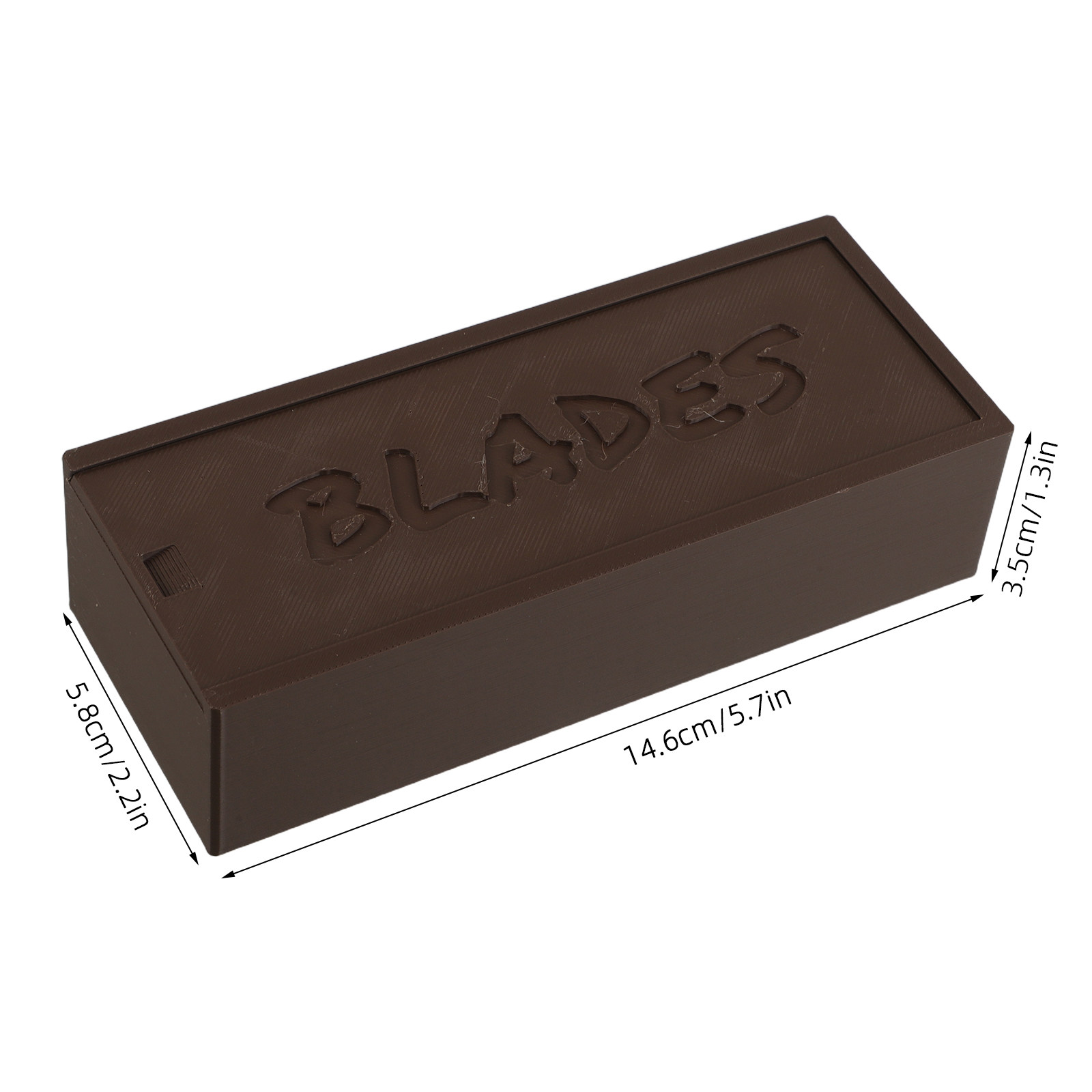Plastic Brown Blade Storage Do - Home Barber บทวิจารณ์และราคา